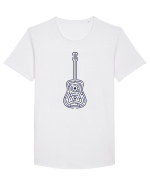 Labyrint Guitar Tricou mânecă scurtă guler larg Bărbat Skater