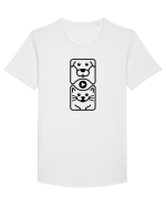Cats and Dogs Videos Tricou mânecă scurtă guler larg Bărbat Skater