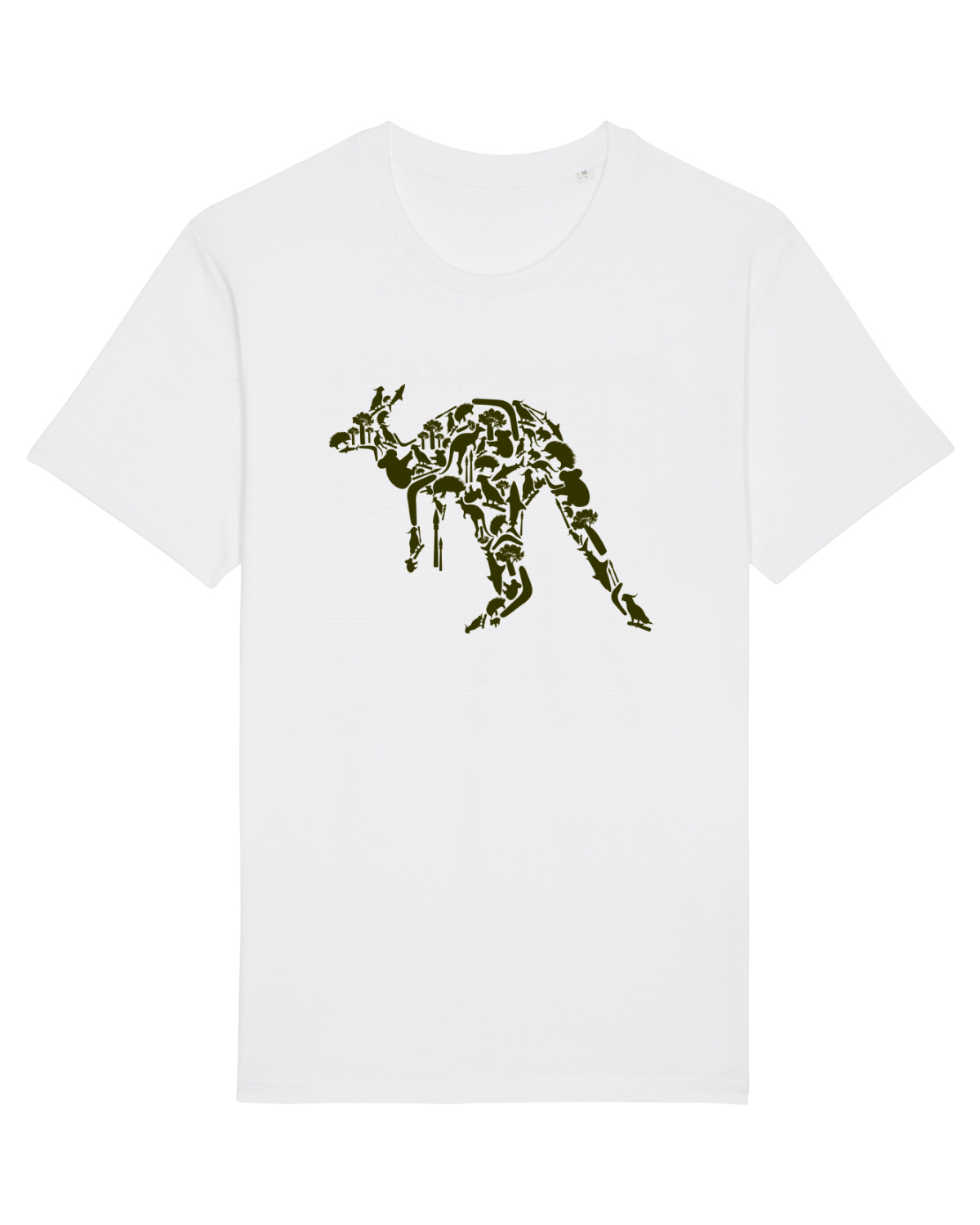 Tricou mânecă scurtă Unisex Rocker White