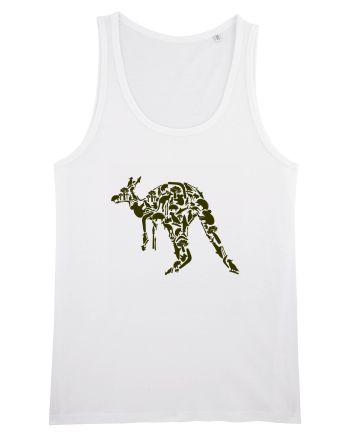 Kangaroo Jungle White
