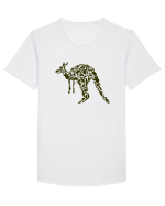 Kangaroo Jungle Tricou mânecă scurtă guler larg Bărbat Skater
