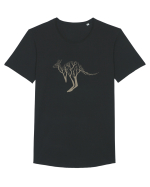 Kangaroo Tree Tricou mânecă scurtă guler larg Bărbat Skater