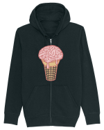 Ice Brain Hanorac cu fermoar Unisex Connector