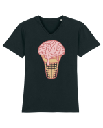 Ice Brain Tricou mânecă scurtă guler V Bărbat Presenter