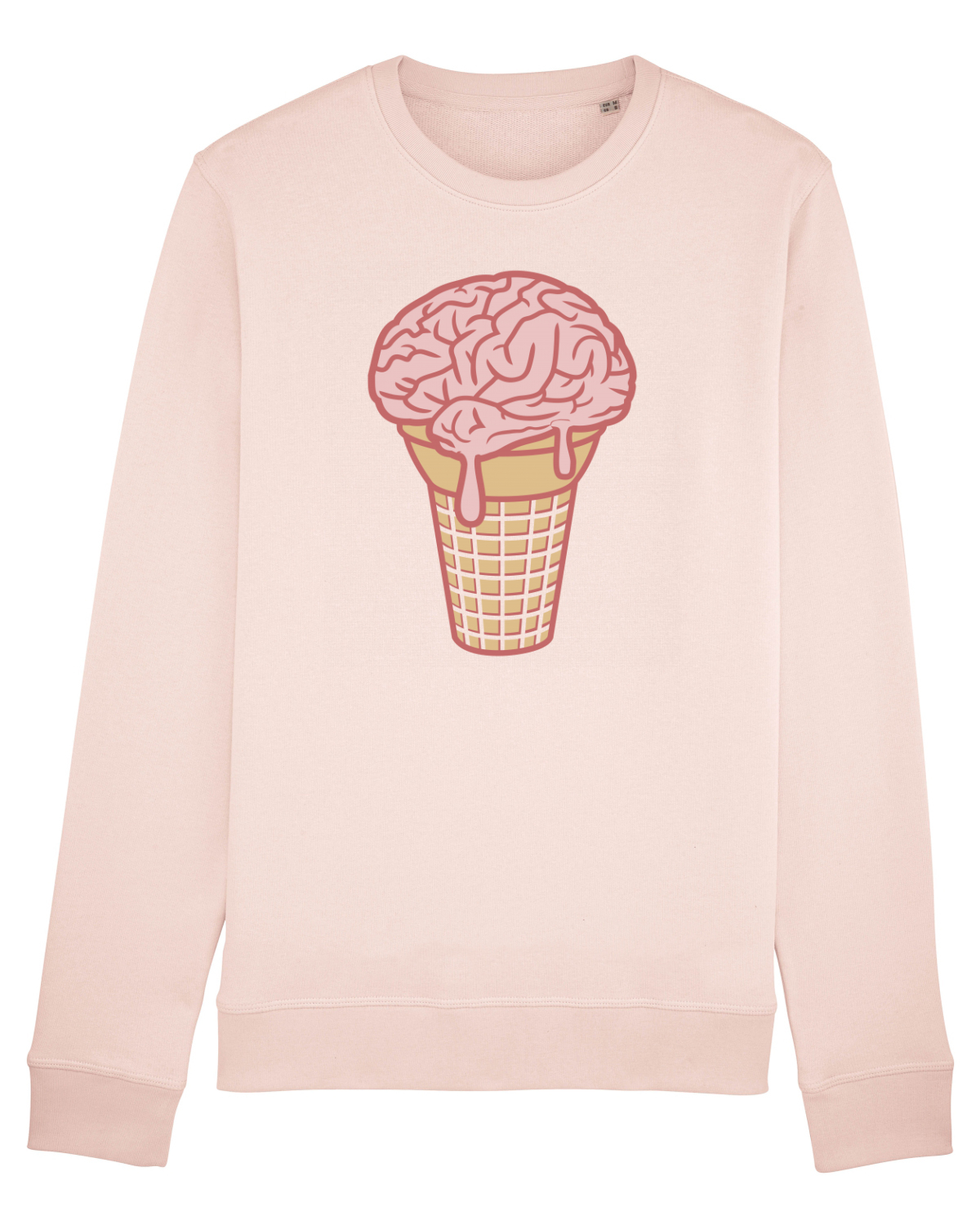 Bluză mânecă lungă Unisex Rise Candy Pink