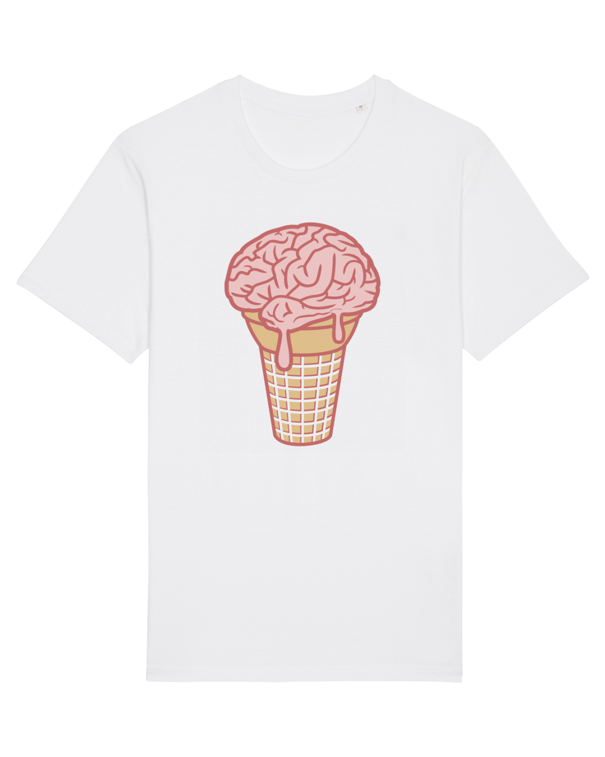 Tricou mânecă scurtă Unisex Rocker White