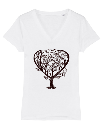 Heart Tree White