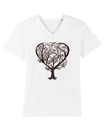 Heart Tree White