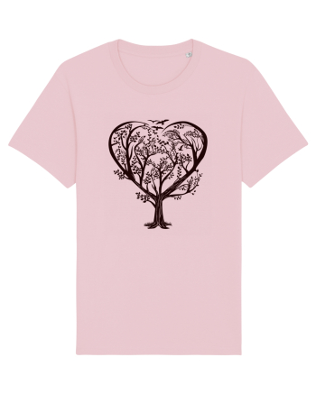 Heart Tree Cotton Pink