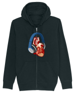 Heart Music Hanorac cu fermoar Unisex Connector
