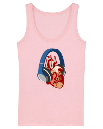 Heart Music Cotton Pink