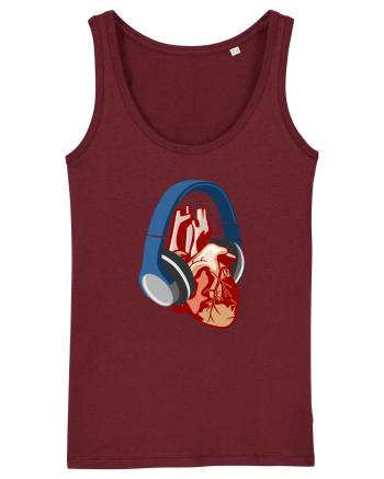 Heart Music Burgundy