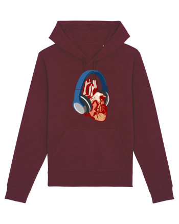 Heart Music Burgundy