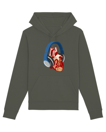 Heart Music Khaki