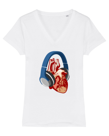 Heart Music White