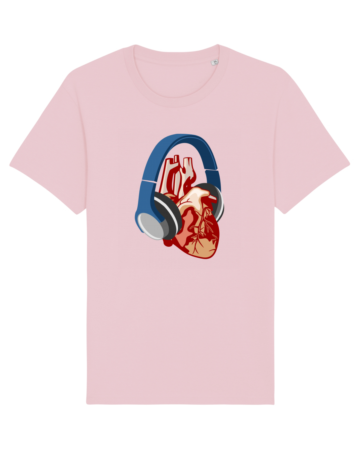Tricou mânecă scurtă Unisex Rocker Cotton Pink