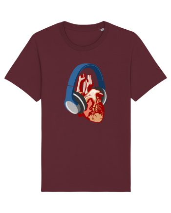 Heart Music Burgundy