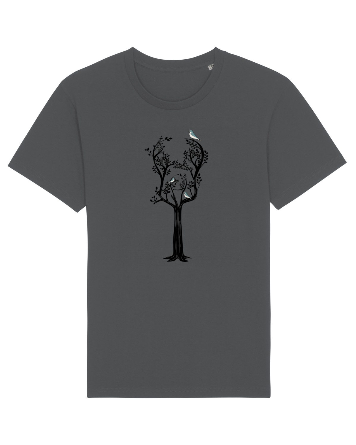 Tricou mânecă scurtă Unisex Rocker Anthracite