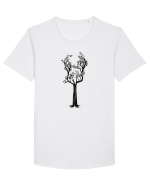Guitar Tree Tricou mânecă scurtă guler larg Bărbat Skater