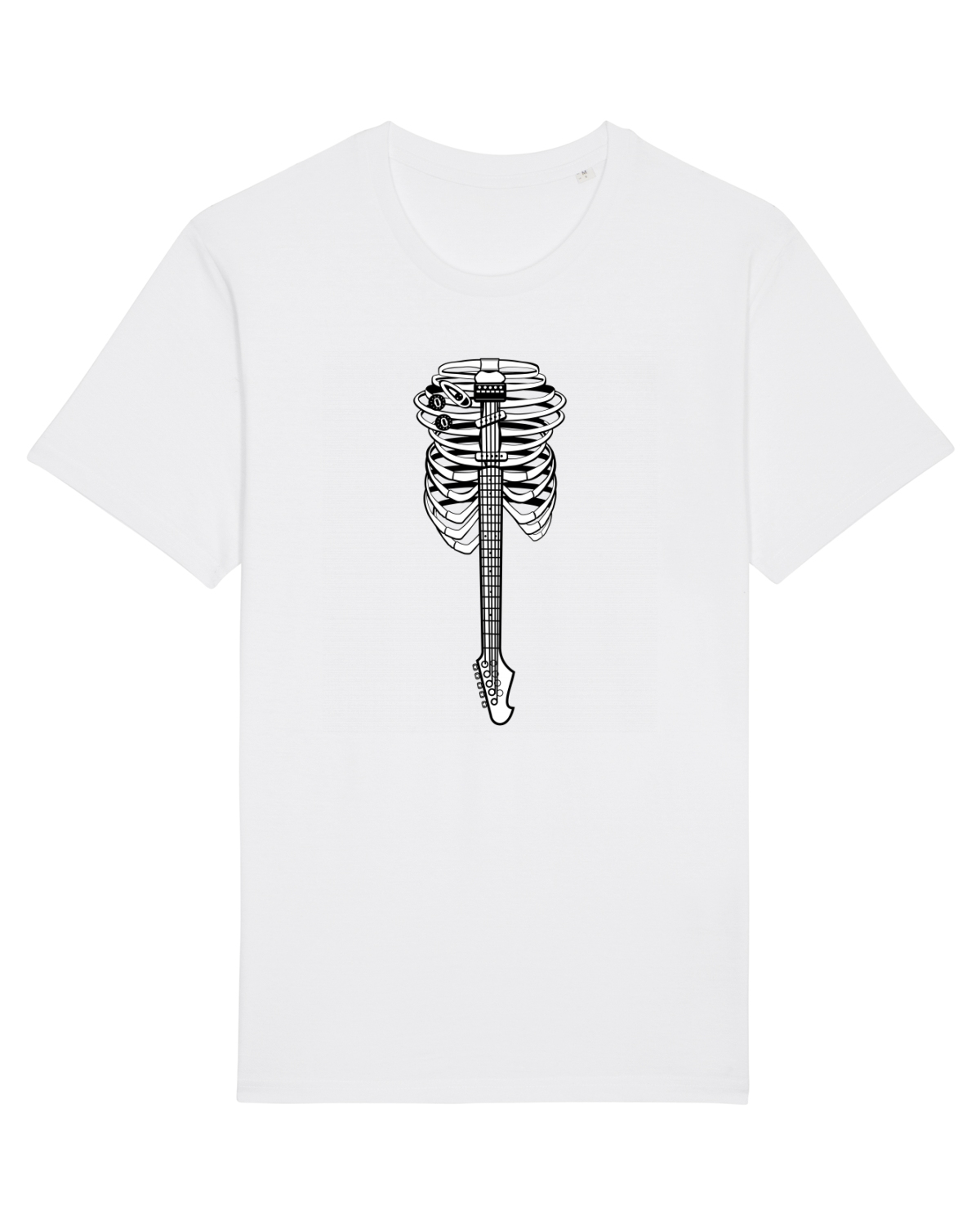 Tricou mânecă scurtă Unisex Rocker White
