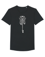 Guitar Bones Tricou mânecă scurtă guler larg Bărbat Skater