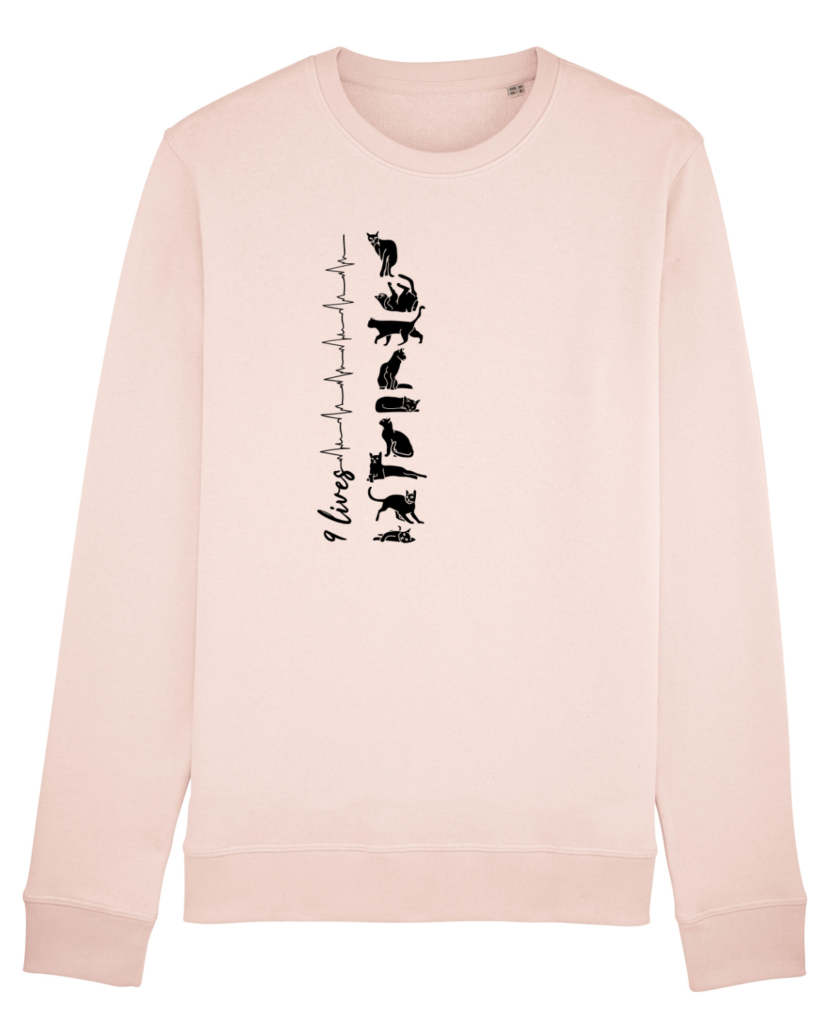 Bluză mânecă lungă Unisex Rise Candy Pink