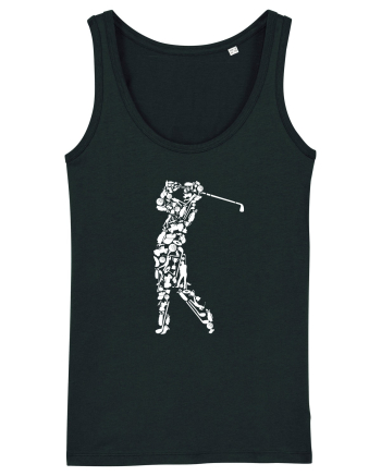 Golf Player Black