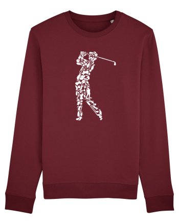 Golf Player Burgundy
