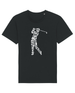 Golf Player Tricou mânecă scurtă Unisex Rocker