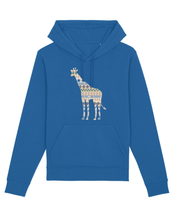 Giraffe Ceramic Ornament Royal Blue