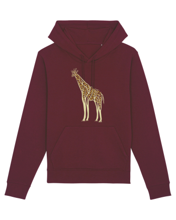 Giraffe Tree Burgundy