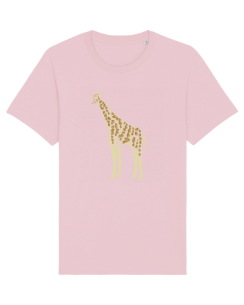 Giraffe Tree Cotton Pink