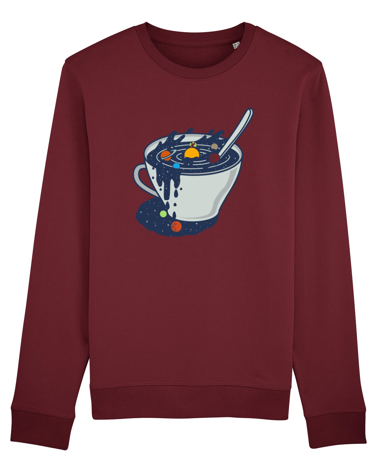 Bluză mânecă lungă Unisex Rise Burgundy