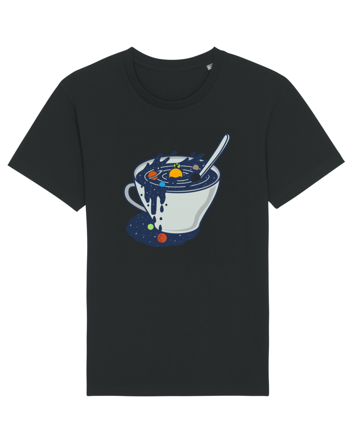 Tricou mânecă scurtă Unisex Rocker Black
