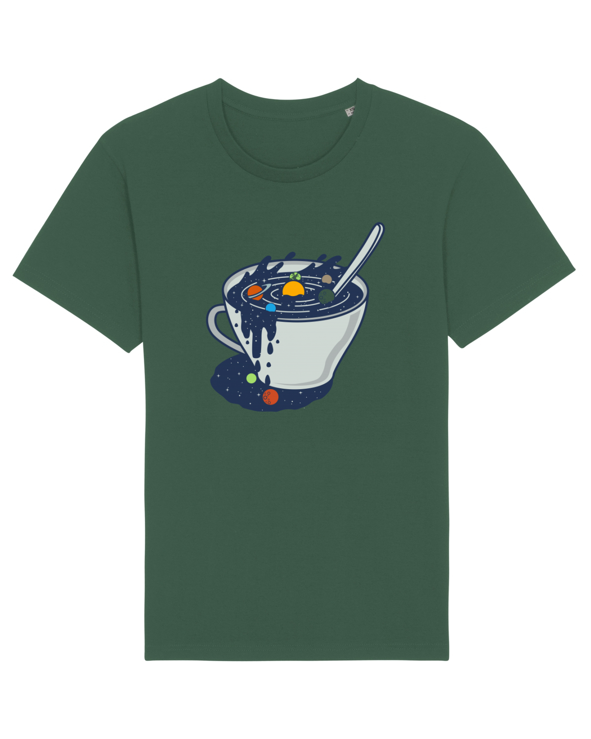 Tricou mânecă scurtă Unisex Rocker Bottle Green