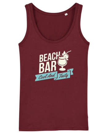 Beach Bar Cool And Tasty Burgundy