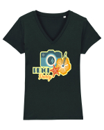 Beach Party Tricou mânecă scurtă guler V Damă Evoker