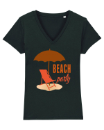 Beach Party Tricou mânecă scurtă guler V Damă Evoker