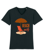 Beach Party Tricou mânecă scurtă guler V Bărbat Presenter