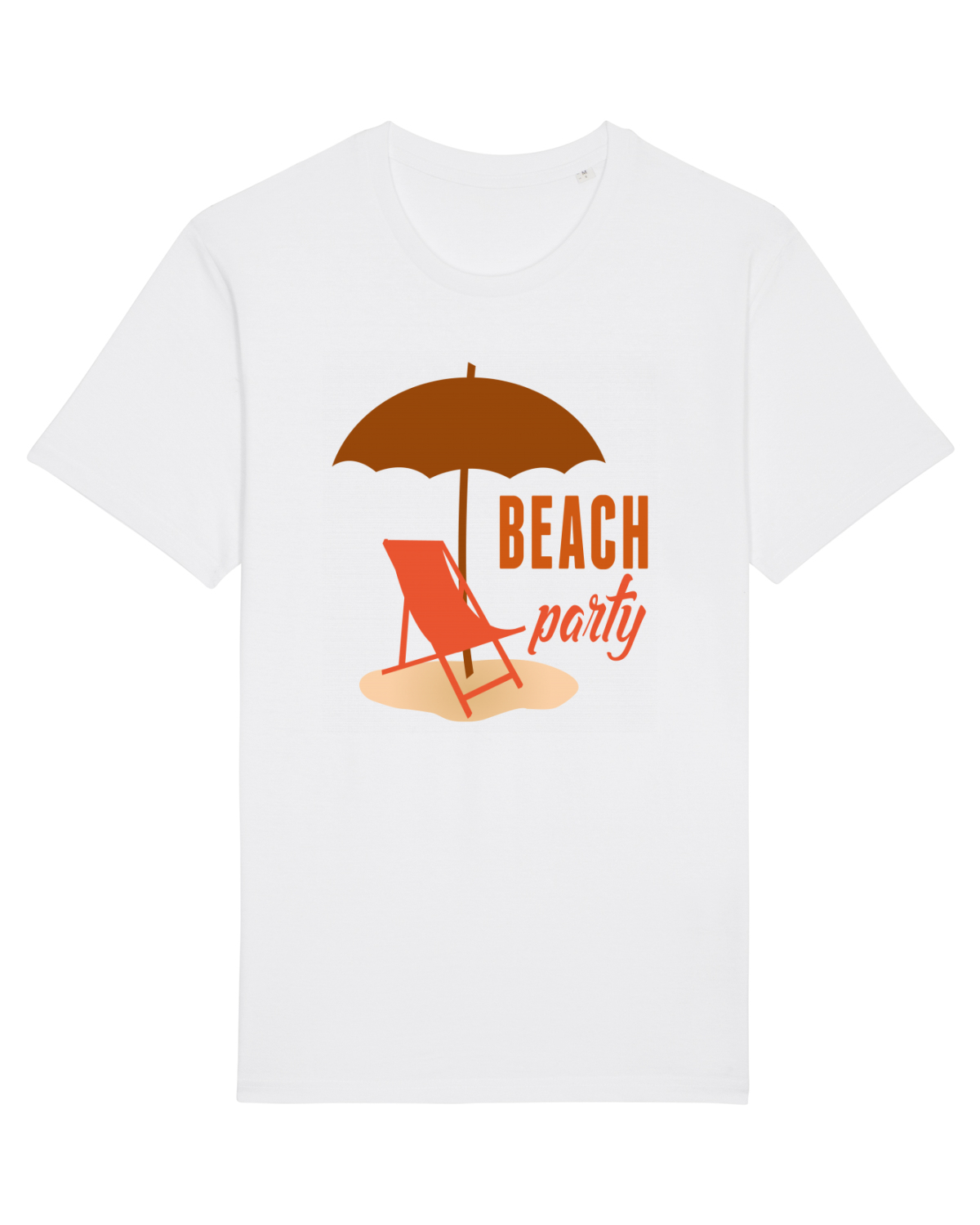 Tricou mânecă scurtă Unisex Rocker White