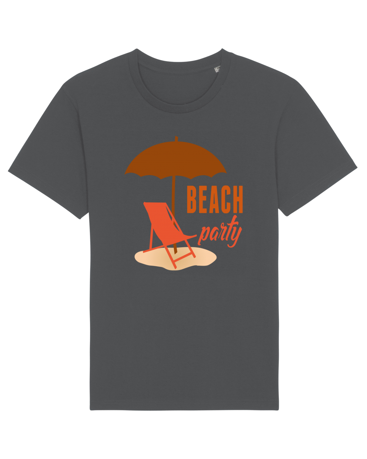 Tricou mânecă scurtă Unisex Rocker Anthracite