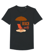 Beach Party Tricou mânecă scurtă guler larg Bărbat Skater