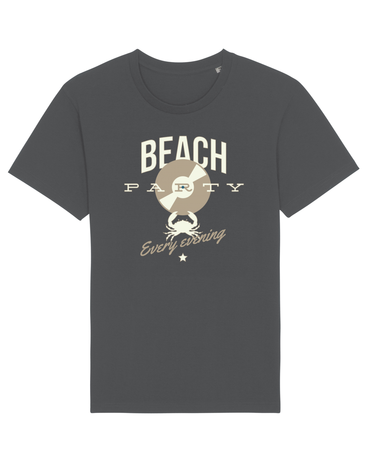 Tricou mânecă scurtă Unisex Rocker Anthracite