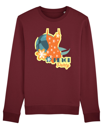 Beach Party Life Burgundy