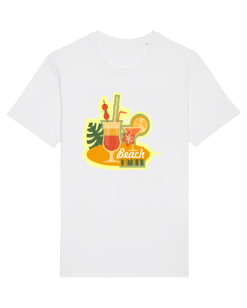 Beach Party Time White