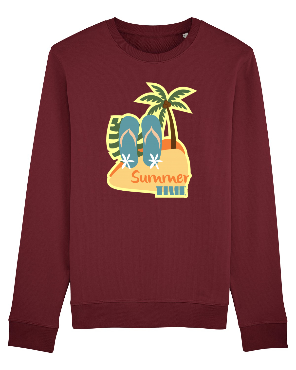 Bluză mânecă lungă Unisex Rise Burgundy