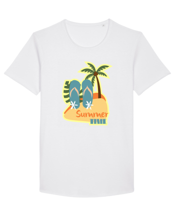Beach Summer Party White