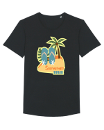 Beach Summer Party Tricou mânecă scurtă guler larg Bărbat Skater