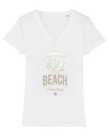 Beach Vacations White