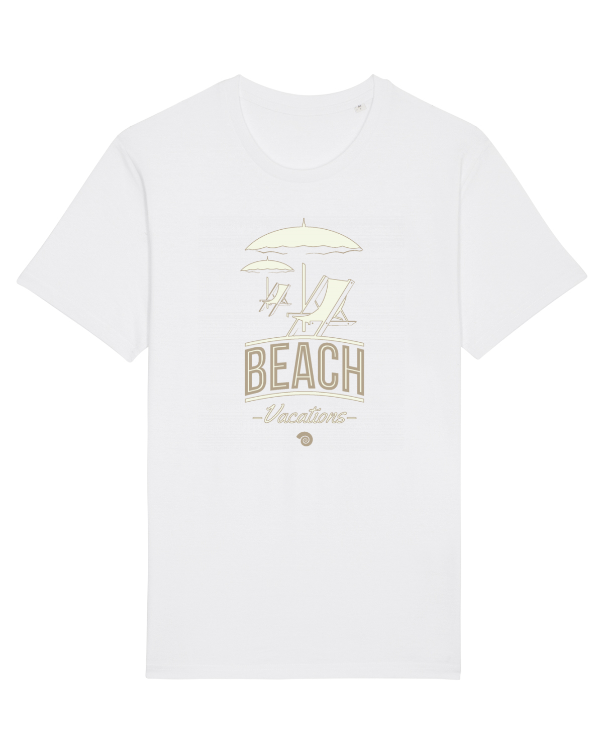 Tricou mânecă scurtă Unisex Rocker White